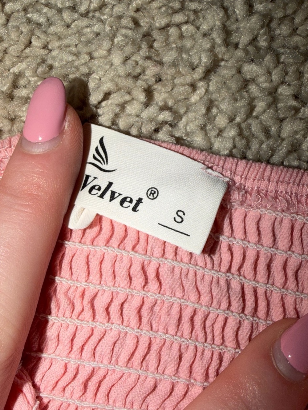 Velvet Pink Two-Piece Mini Dress - Picture 3 of 3